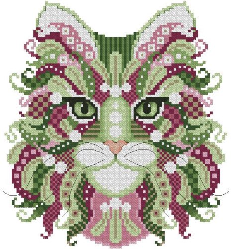 (image for) Colorful Cats Mistletoe